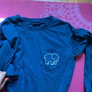 ivory ella blue long sleeve